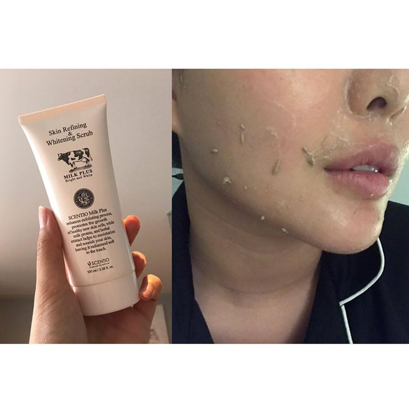 SCENTIO MILK PLUS SKIN SCRUB (100 ML)