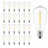 Abeja 25 Pack ST38 LED Replacement Bulbs, E12 0.6W Shatterproof