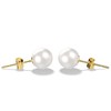 Amy & Annette 18K Gold Plated Cultured Pearl Earrings Set