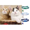 10PC Floral Cat Collar Set with Bells - Breakaway Safety