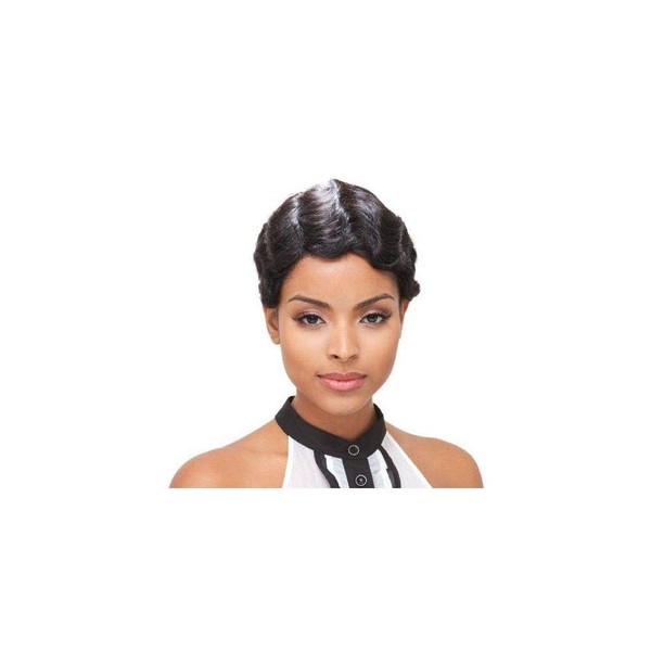 Janet Collection 100% Human Hair Wig MOMMY (1B)
