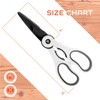 Premium 4-in1 Kitchen Shears - White & Black - 1
