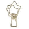 100Pcs Star Binder Clips Hollow Out Cartoon Style Strong Clamping