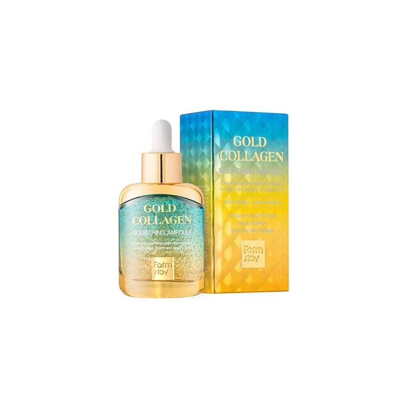 Farmstay Gold Collagen Nourishing Ampoule 35ml / 팜스테이 골드 콜라겐