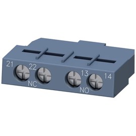 Siemens 3RV2901-1E Transverse AUX. Switch, 1NO+1NC, Screw Connection, for Circuit-Breakers 3RV2, White