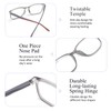 BLOEXCLU Reading Glasses for Men Women Computer Readers with Blue