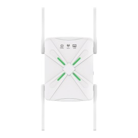 WLAN Verstärker, Dual Band WLAN Repeater 5GHz 2.4GHz 1200Mbit/s WiFi Extender-Signalverstärker mit Ethernet Port, 4 Antennen, Internet Verstärker Router/AP Modus, Kompatibel zu Allen WiFi Geräten