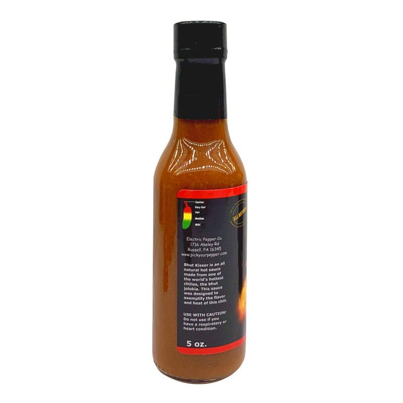 Ghost Pepper Hot Sauce Wicked Tickle Bhut Kisser Very Hot