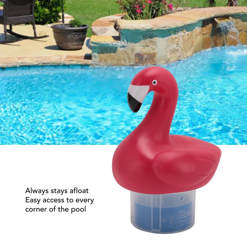 Pool Chlorine Float, Turtle Flamingo Chlorine Float, Adjustable Release, Easy