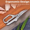 LIVINGO Kitchen Scissors - Heavy Duty Poultry Shears Sharp Cutting