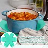 ALLY-MAGIC Pot and Pan Protectors Set, 4PCS Felt 2 Different
