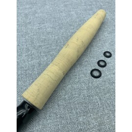 forecast 2-6wt Fly Rod building handle kit with half wells grade A cork and reel seat