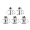 uxcell M12x40x2.5mm Brad Hole Tee Nut Carbon Steel T-Nuts Furniture