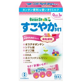 Snow Brand Bean Stark Bean Stark Sukoyaka M1 Stick, 0.46 oz (13 g) × 18 Sticks