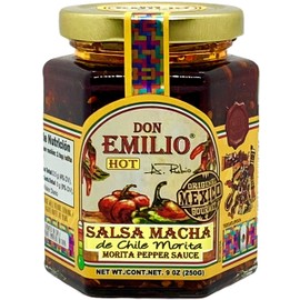 Salsa "Macha" Don Emilio 9 oz (Morita Chilli), HOT, made in México