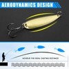 5pcs Fishing Spoon Lures Spinners Baits Hard Metal Jigs Spoon
