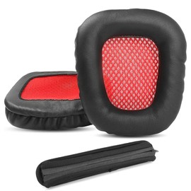 XRHTONG Prime Replacement Ear Pads + Headband Compatible with August EP 650 EP650 Headphones Ear Pads (Protein Leather/Memory Foam)