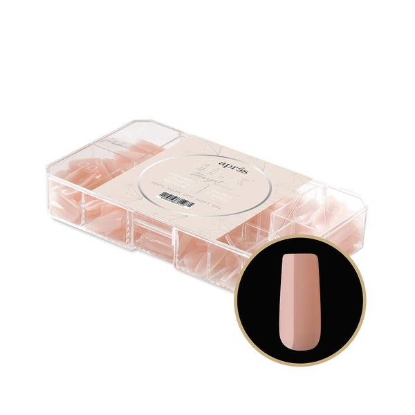 Apres Neutrals Gel-X Margot Box Of Nail Tips, 11 Sizes