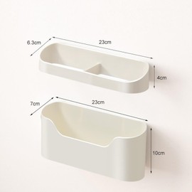 Eruceky 2 x wall-mounted umbrella holder, short umbrella, wall umbrella stand, suitable for offices, living rooms, hallways