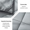 DOWNCOOL Down Alternative Quilted Comforter- Dark Grey Lightweight Duvet Insert