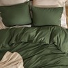 Bedsure Linen Duvet Cover Queen - Linen Cotton Blend Bedding