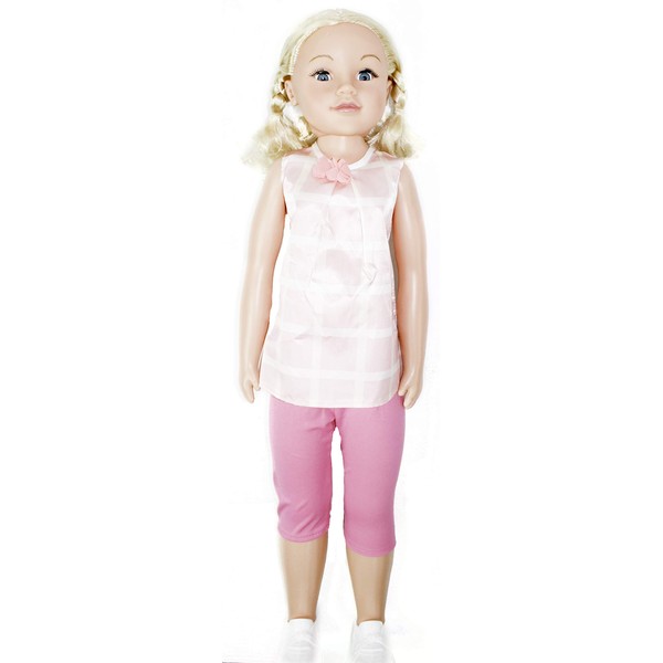 Uneeda 32" Life-Size Wispy Walker Doll, Pretty in Pink