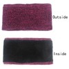 3Pcs Winter Knitted Hat Scarf Gloves Set Fleece Lined Warm