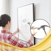 Hardware-Solutions 100 PCS Single Brass Plated Steel Picture Hooks with
