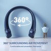 Portable Neck Fan, Hands Free Bladeless Fan, 360° Cooling Personal