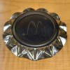 McDonald's Vintage McDonald's "Un-Used" Aluminum Tin Ashtray 1980’s 4” Diameter