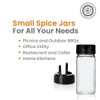 Clear Plastic Spice Jars w/Sifter Caps (Food Grade - BPA