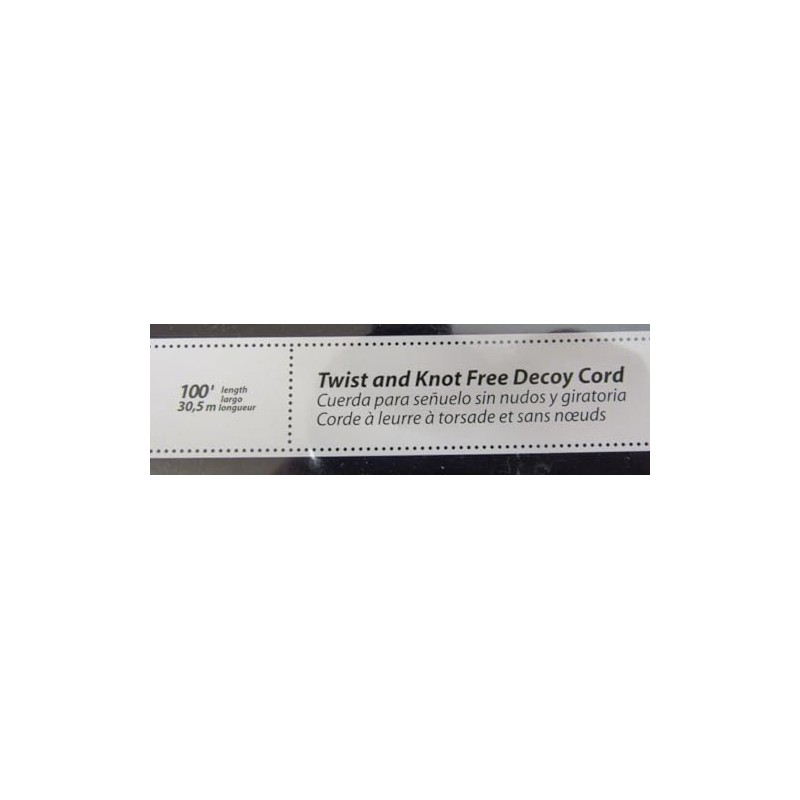 Generic Danielson Twist and Knot Free Duck Decoy Cord 100