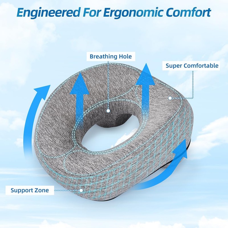 YOSHIKO Face Down Pillows for Bed Massage Table Face Pillow,
