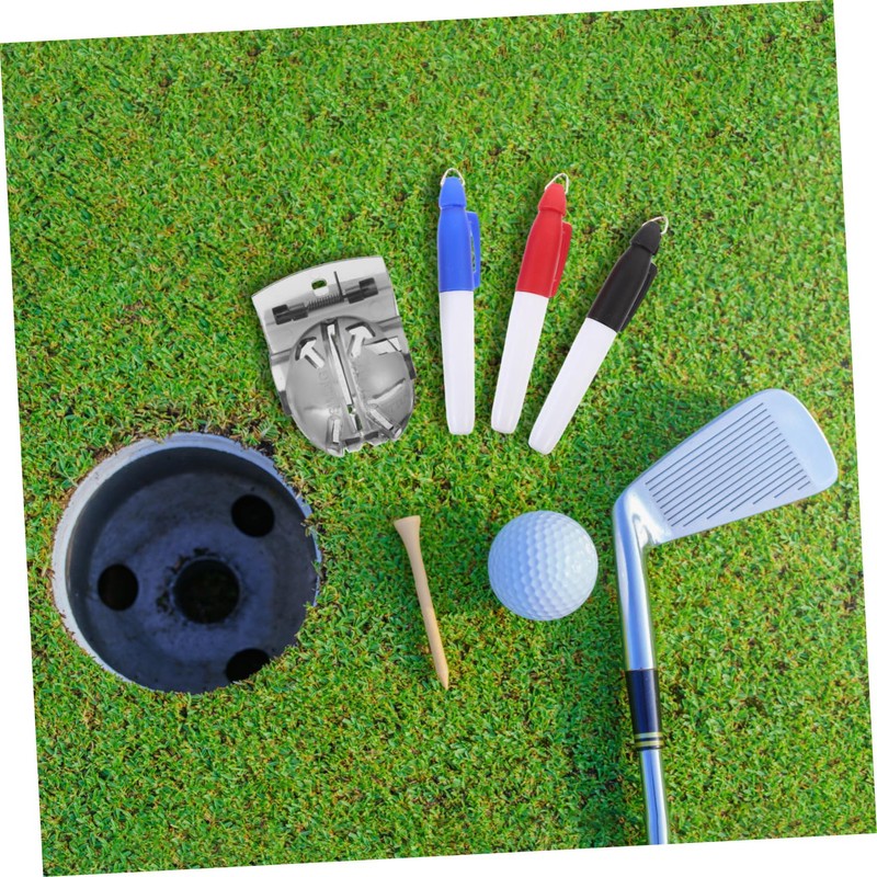 Mipcase Golf Training Tool Golf Ball Markers Marking Pen Outdoor