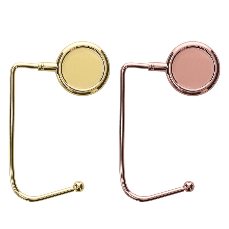 kwmobile Purse Hooks for Table - Set of 2 Metal