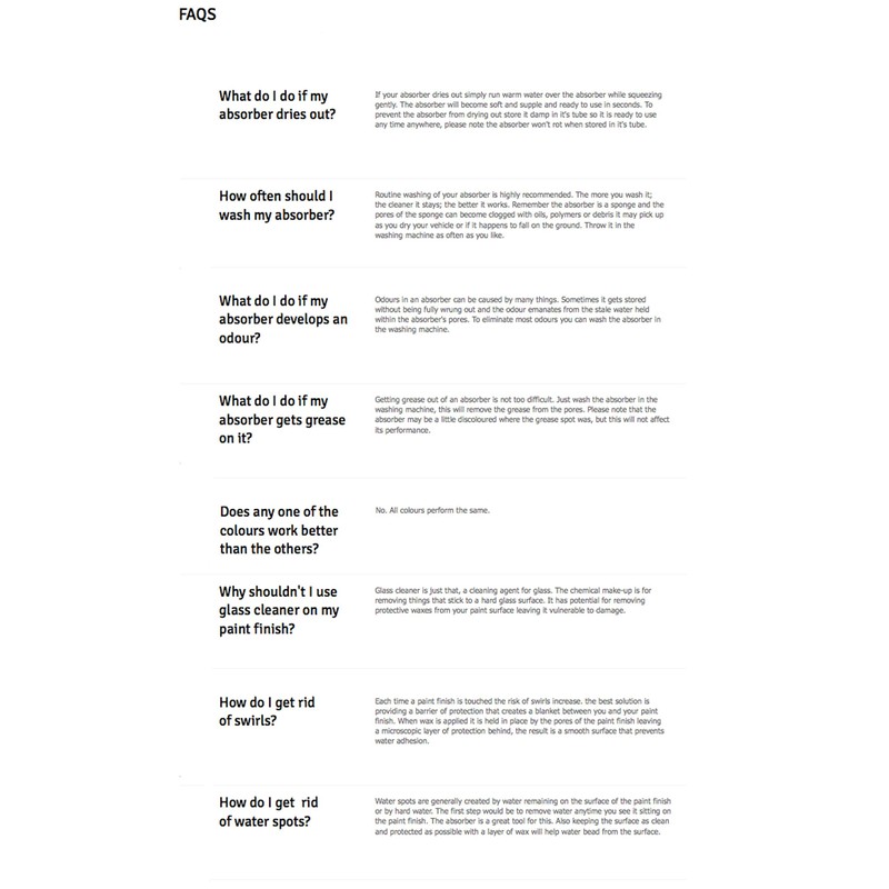 The Absorber 51149 Synthetic Drying Chamois, 27" x 17", Yellow