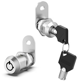 1 Pack RV Storage Locks, RV Cam Lock Keyed Alike 5/8" Cabinet Locks with Keys, RV Locks for Storage Door, Secure Tool Box Files Drawers, Zinc Alloy