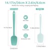 U-Taste Extra-Long 600ºF Heat Resistant Spatula Spoon: 14" Silicone Spoonula