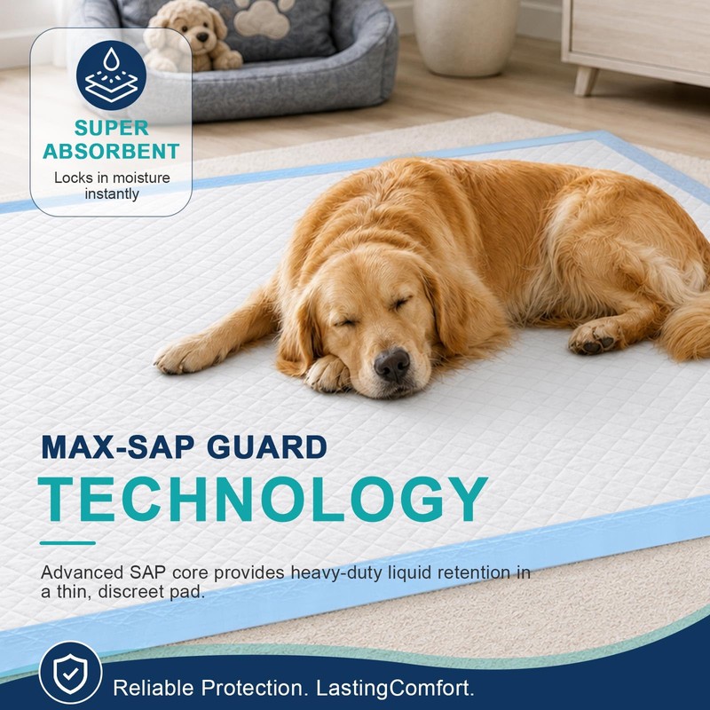 Dog Pee Pads Extra Large 55"X31" Puppy Pads for Dogs