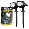 Bell+Howell Solar Lights Outdoor Bionic Burst Waterproof IP67 Path Lights,