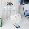 STGAROT Tischsteckdose mit USB C PD 20W, 4000W/16A Steckdosenleiste Schreibtisch,
