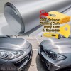 AUTOGOODY 72" x 60" Silver Brushed Aluminum Vinyl Film Wrap