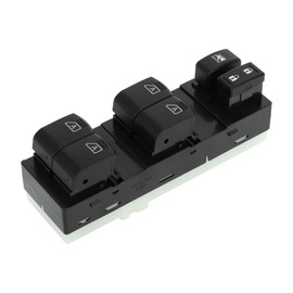 A ABSOPRO 4 AUTO Power Window Switch No.254011BN1C for Nissan Q40/G Sedan 2013 2014 16pin Front Left Driver Side Window Control Switch Black