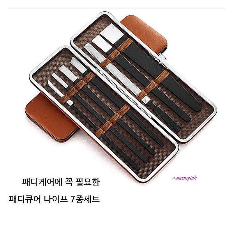 미미샵D 7-Piece Pedicure Tool Set for Foot Care - Self-Pedicure,