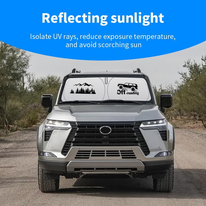 for GX550 2024-present Windshield Sun Shade Car Front Window Covers