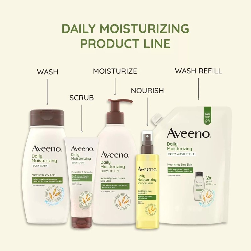 Aveeno Sheer Hydration Daily Moisturizing Fragrance-Free Lotion with Nourishing