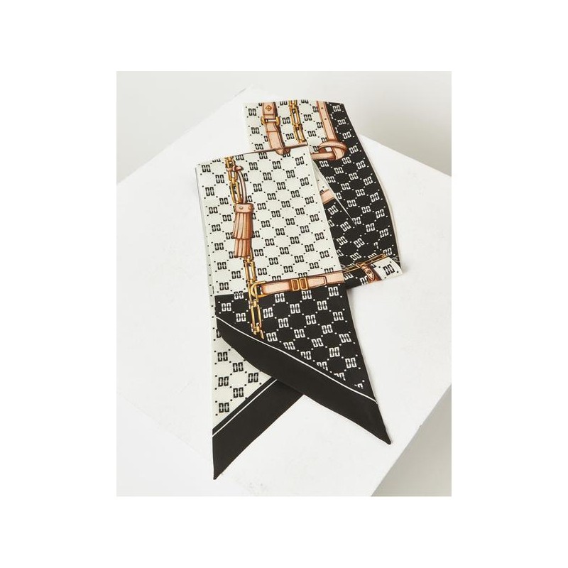Daks (신세계강남점)DCSC3F025BK SILK100%블랙 롱 스키니 실크스카프 (Daegu Shinsegae) DCSC3F025BK 100%