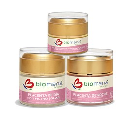 Kit Promoción Placenta (Crema de día FPS 50+, Crema de noche y Gel contorno de ojos)