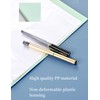 Bepisof 30Pocket Durable Binder, Plastic Sleeves Pocket Portfolio Folder Clear