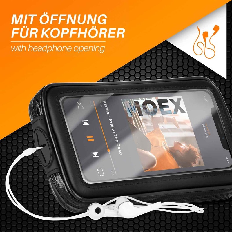 MoEx® Waterproof Handlebar Bag Suitable for Oppo A52 / A72